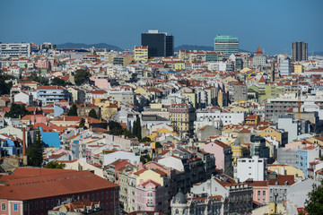 Fototapeta na wymiar buildings of Lisbon (Portugal-Europe)