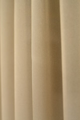 Obraz premium Brown tulle background in home interior