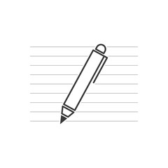 Pen icon illustration vector