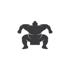 Sumo fighter character illustration