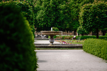 The Hofgarten is a garden in the center of Munich, Bavaria, Germany.