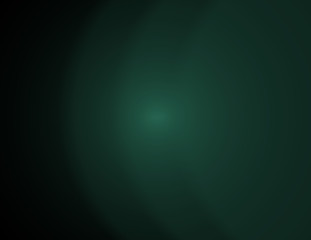 Dark green blurred abstract graphic on black background, color gradient effect, space for text, copy