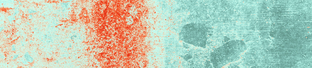 abstract red, orange, celadon and aquamarine colors background for design