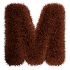 3d decorative wild zoo bear texture animal fur english characters. Fun 3d rendering lettering. 