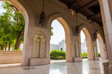 Fototapeta na wymiar Grand Mosque of Oman