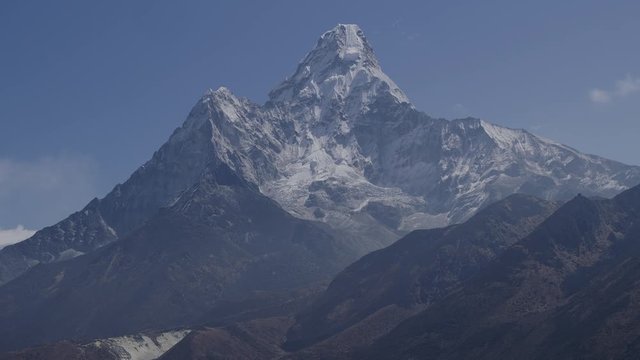 Ama Dablam peak in early morning, shot on RED Helium 8K 16Bit RAW, ProRES RED Gamma 2.2