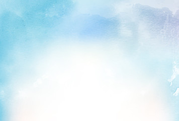 海　暑中見舞い　水彩　背景
