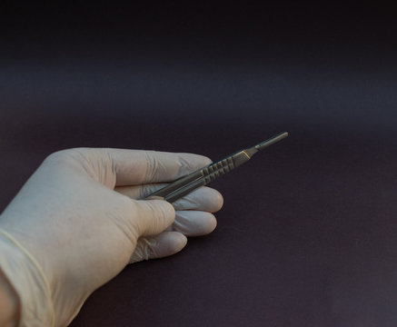 mango de escalpelo - medicina herramientas para cirug&iacute;a