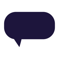Communication bubble icon vector design