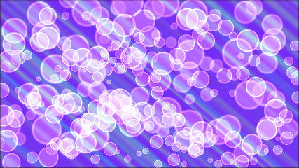 purple bubles on a blue background