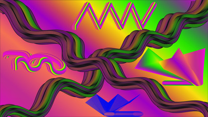 abstract colorful background with lines