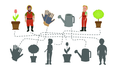 Educational game for children "Find the shadow&raquo;