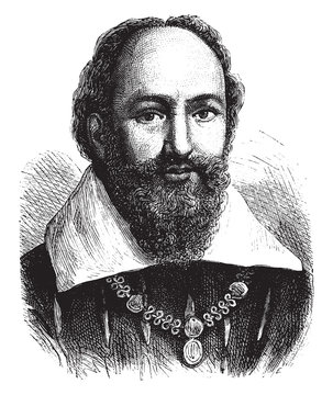 Sully prudhomme, french poet, vintage engraving