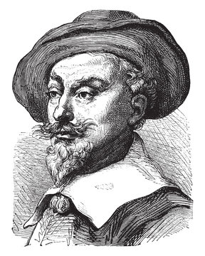 Albrecht Von Wallenstein, Vintage Illustration.