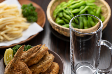 ビールと料理