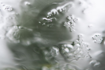 water drops on window glass.