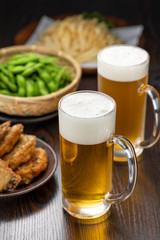 ビールと料理