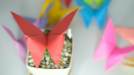 How to make paper butterflies #1