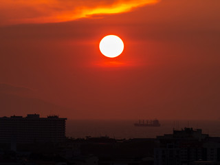 Sunset at the Manila Bay