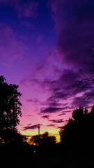 Fototapeta premium sunset in the sky