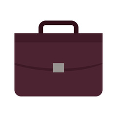 briefcase business on white background vector illustration design