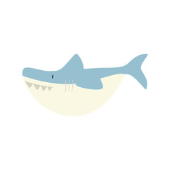cute shark vector