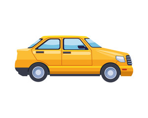 Obraz na płótnie Canvas taxi transport vehicle isolated icon