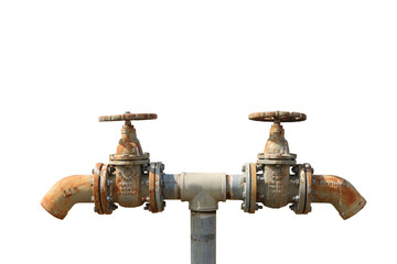 The water control pipe is a water pipe from an old rusted water closet. With dry conditions without...