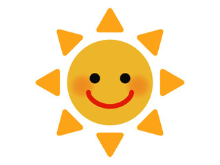 笑顔の太陽イラスト