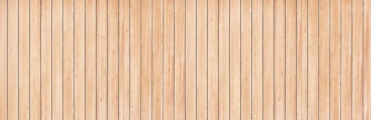Fotobehang fijn houten lambriseringpatroon voor achtergrond © PsychoBeard