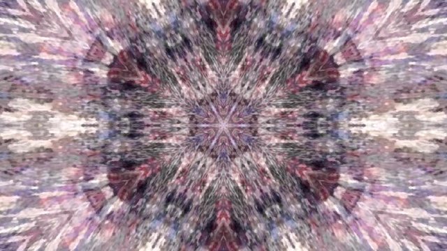 Beautiful Original Art therapy moving Mandala. Seamless loop psychotherapy. Geometric patterns to find or restore a sense of healthy mental balance. For yoga specialist, astrology, art therapist.
