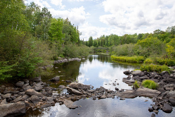 Water way in northern ontario 