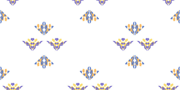 Seamless abstract pattern. Geometric embroidery. Folk ornament. Tribal vector texture.