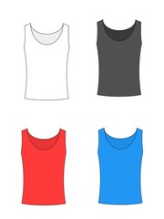 illustration of a Tank top set