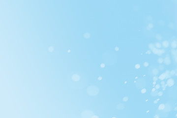 Blue abstract bokeh soft light gradient for background and wallpaper. Blurred background