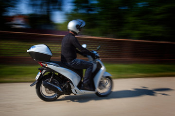 Obraz na płótnie Canvas Honda SH scooter motorcycle 2014