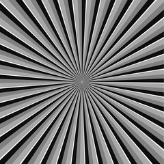 Obraz premium abstract striped background with rays fractal burst black grey colorful vector illustration graphic design modern style 