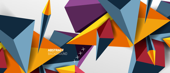 Trendy simple triangle abstract background, dynamic motion concept. Vector Illustration For Wallpaper, Banner, Background, Card, Book Illustration, landing page