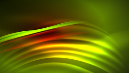 Fluid wave lines background. Trendy abstract layout template for business or technology presentation, internet poster or web brochure cover, wallpaper