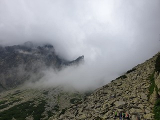 Clouds and mist in the mountains