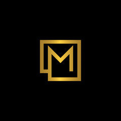 letter M logo icon design - vector