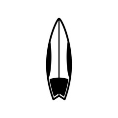 Surfboard icon. Design template vector