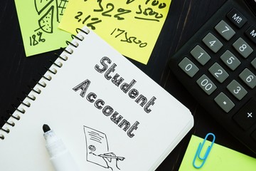 Student Account phrase on the page.