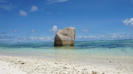 tropical seychelles island