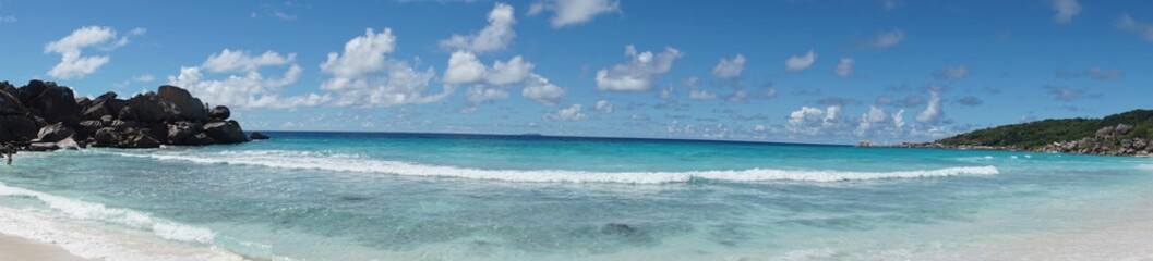 tropical seychelles island