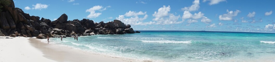 tropical seychelles island