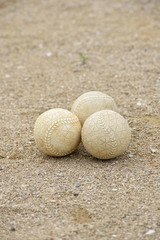 Fototapeta na wymiar 野球のボール（軟式ボール）
