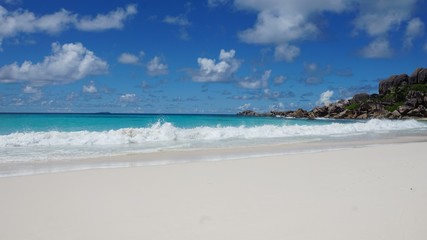 tropical seychelles island