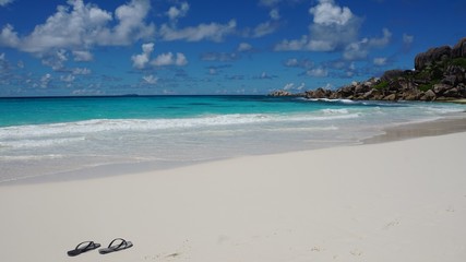 tropical seychelles island