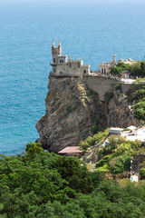 Fototapeta na wymiar Crimea, Yalta. View of the castle 